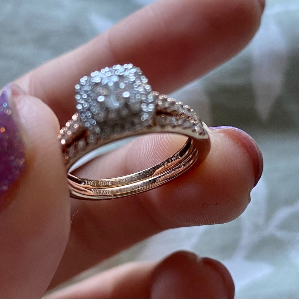 Bridal ring set - Picture 4 of 6